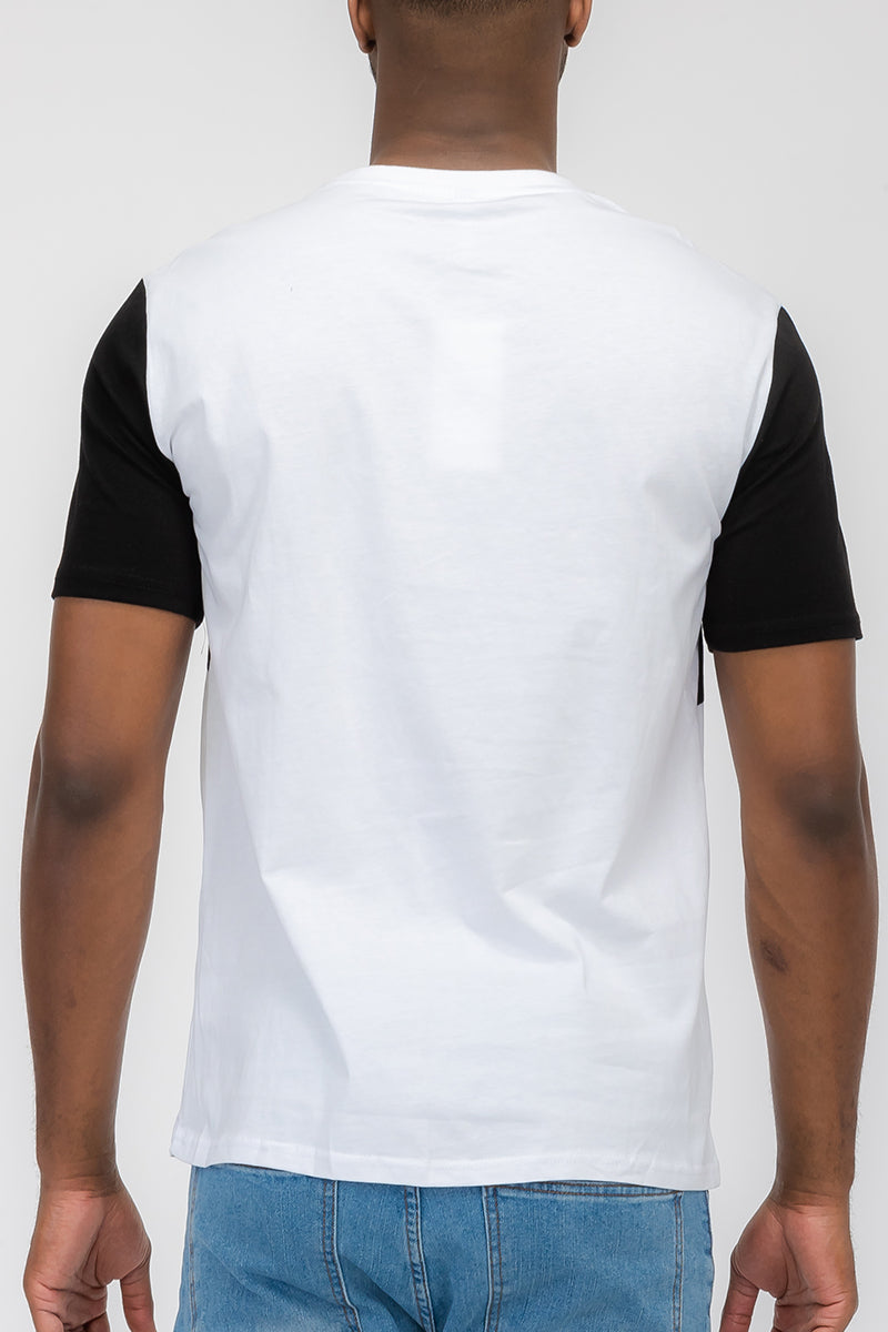 Color Block Tee | Vacation-Ready Cotton T-Shirt