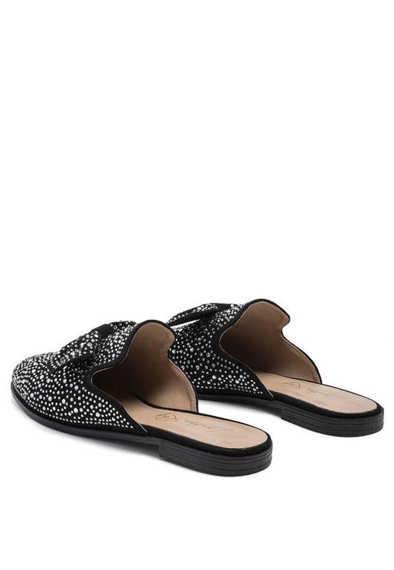 Women's Shoes - Flats Whoopie Embellished Casual Bow Mules