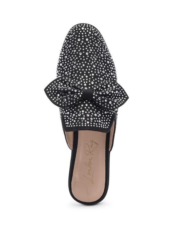 Women's Shoes - Flats Whoopie Embellished Casual Bow Mules