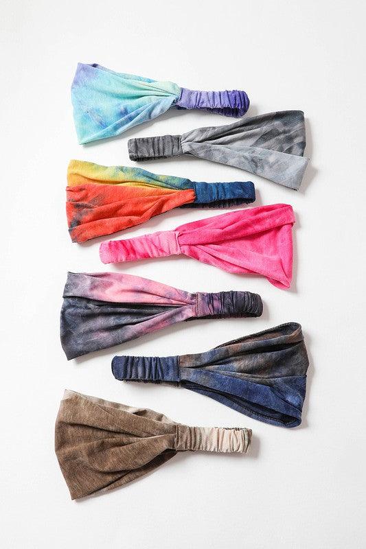 Wallets, Handbags & Accessories Wide Band Tie Dye Headwrap