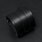 Wide Cuff Punk Bracelets Vintage 3 Layers Black Brown - VacationGrabs