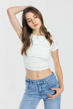 Women's blue wide-leg jeans, stylish for casual outings