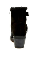 Black Rag Company winter fashion ankle boots with a stylish heel and soft lining for comfort