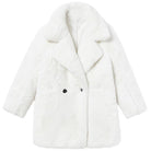 Women's Coats & Jackets Winter Warm White Faux Fur Coat Women Long Sleeve Lapel Double Breasted