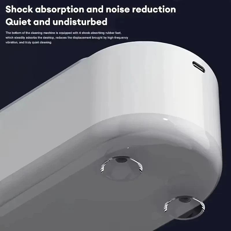 white wireless glasses cleaning machine for quiet and effective cleaning