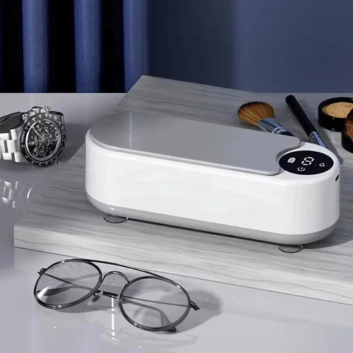 White wireless glasses cleaning machine for effective lens care