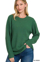 Women's Sweaters Woman Round Neck Basic Sweater