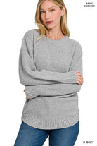 Women's Sweaters Woman Round Neck Basic Sweater