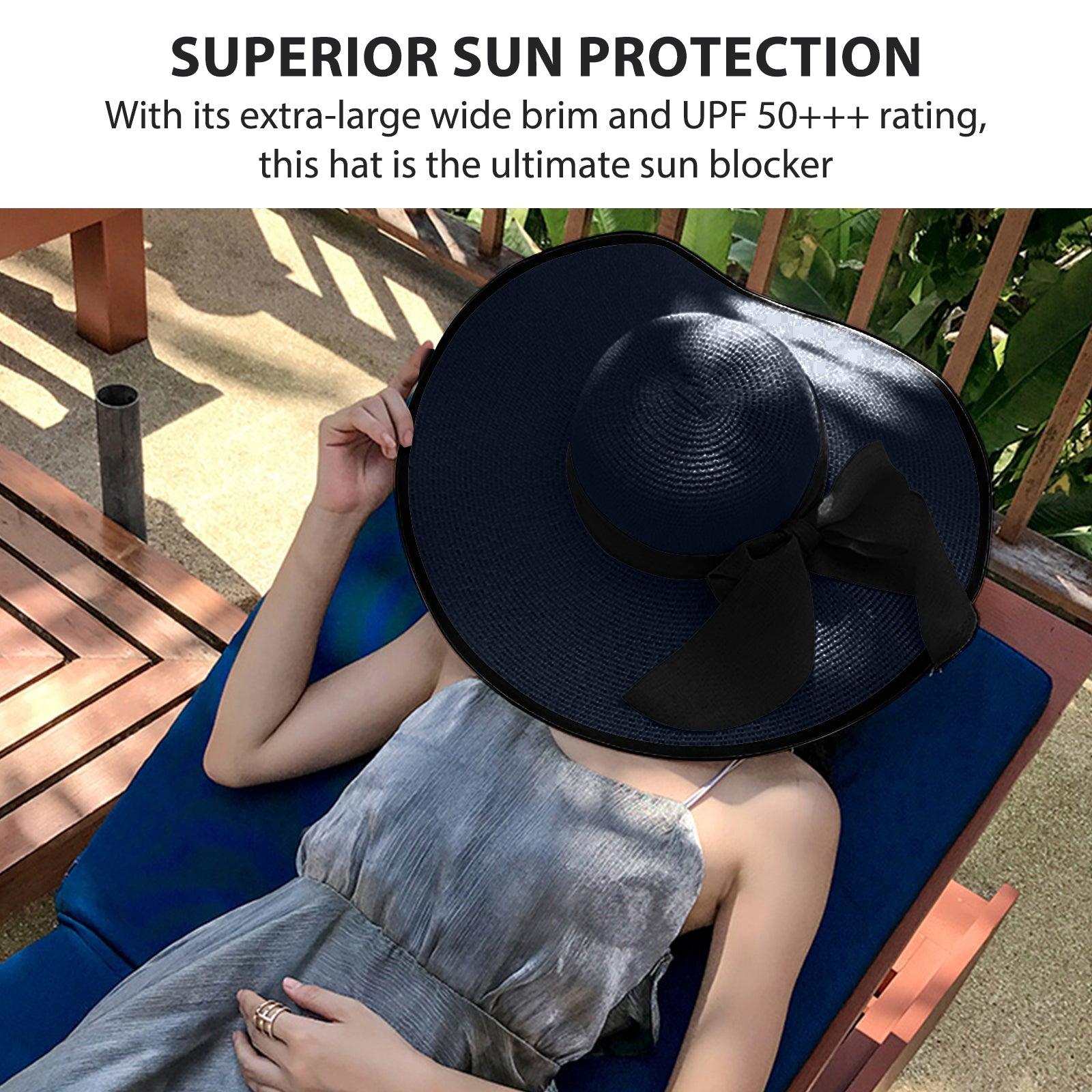 Women's Accessories - Hats Women Fashion Straw Sun Hat Wide Brim Hat Beach Summer Hat