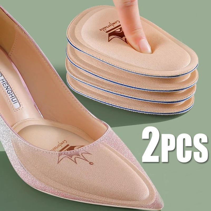 Women forefoot pad pain relief in beige for high heels