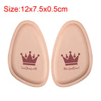 Beige women forefoot pad pain relief for comfortable shoe wear