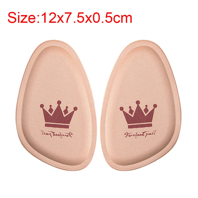 Beige women forefoot pad pain relief for comfortable shoe wear