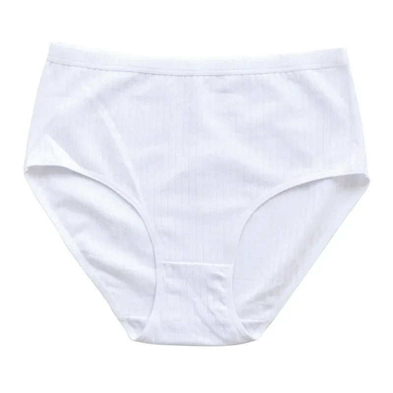 women panties cotton in white, everyday comfort and support