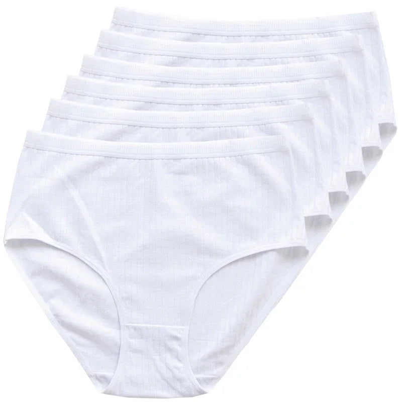 women panties cotton in white, soft and comfortable everyday wear