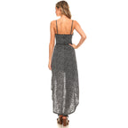 Women's Abstract Burnout Hi-Low Dress - VacationGrabs