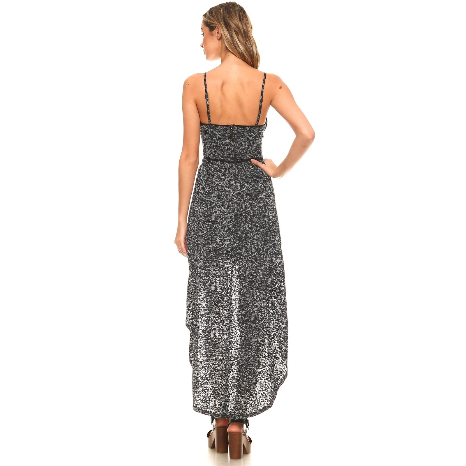 Women's Abstract Burnout Hi-Low Dress - VacationGrabs