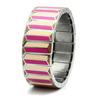 Women's Jewelry - Bracelets Women's Bracelets - TK299 - High polished (no plating) Stainless Steel Bracelet with No Stone