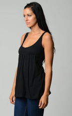 Women's Cotton Jersey V-Neck Tank - VacationGrabs