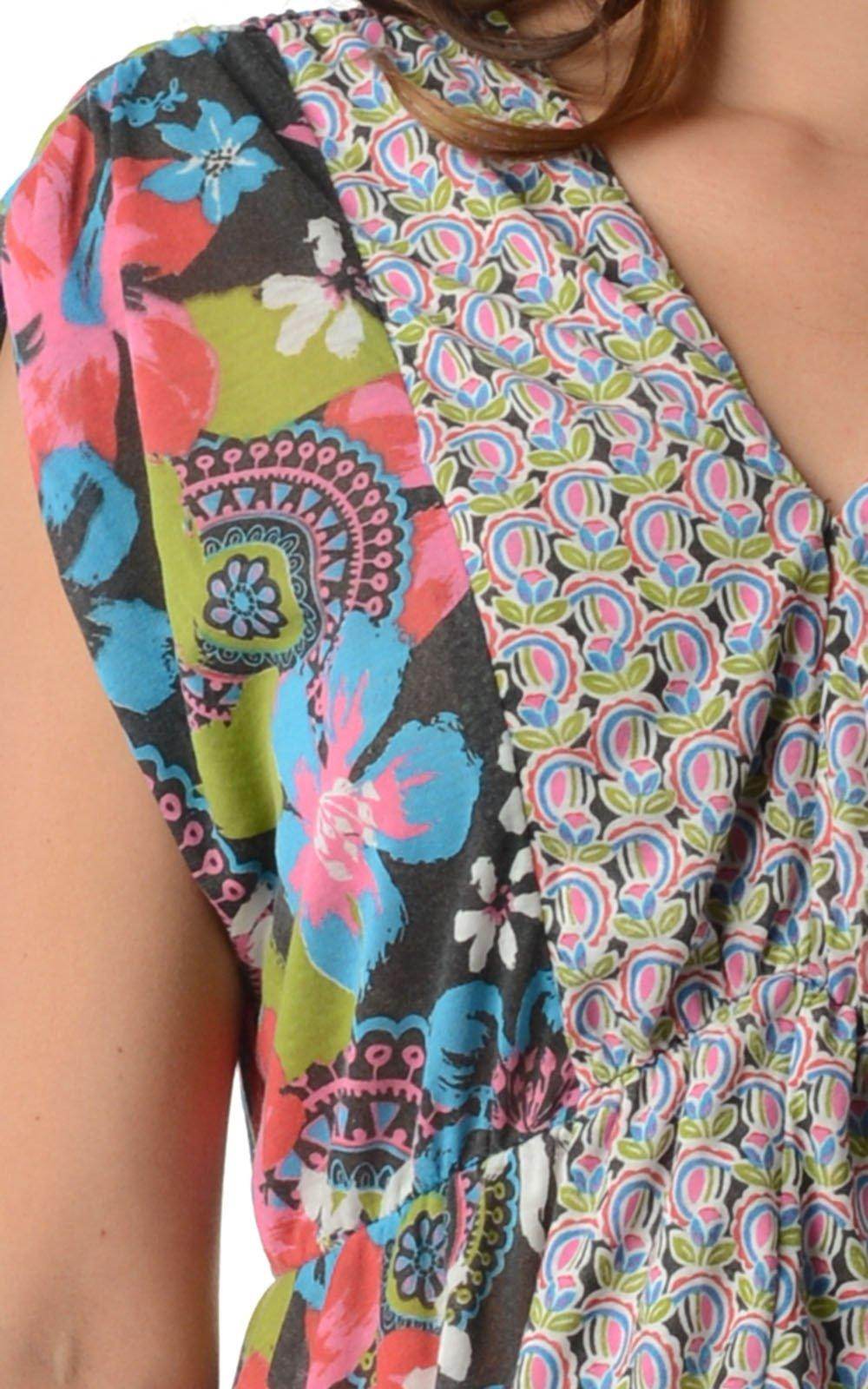 Women's Floral Printed Flutter Top - VacationGrabs