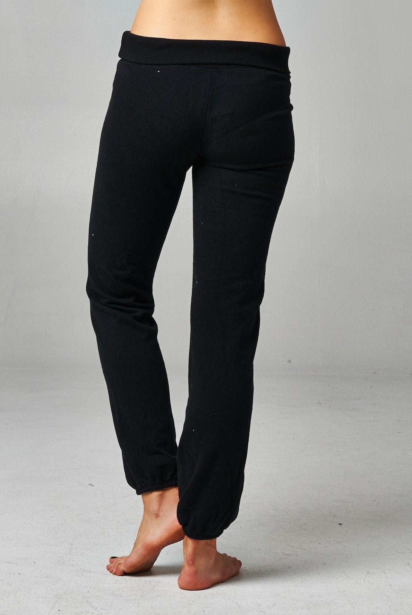 Women's Pants Women's Fold-over Waistband French Terry Screened Sweatpants