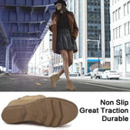 Women's Hidden Heel Chelsea Ankle Wedge Boots – 3/4 angle view