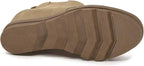 Women's Hidden Heel Chelsea Ankle Wedge Boots – sole and heel detail