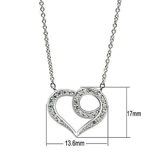 Women's Jewelry - Necklaces Women's Jewelry Style No. 3W075 - Rhodium Brass Necklace