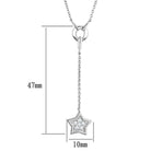 Women's Jewelry - Necklaces Women's Jewelry Style No. 3W426 - Rhodium Brass Necklace