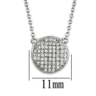 Women's Jewelry - Necklaces Women's Jewelry Style No. 3W437 - Rhodium Brass Necklace