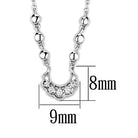 Women's Jewelry - Necklaces Women's Jewelry Style No. 3W448 - Rhodium Brass Necklace