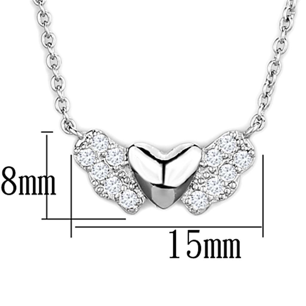 Women's Jewelry - Necklaces Women's Jewelry Style No. 3W451 - Rhodium Brass Necklace