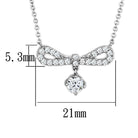 Women's Jewelry - Necklaces Women's Jewelry Style No. 3W452 - Rhodium Brass Necklace