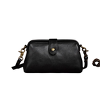Sac bandoulière en cuir pour femme, style rétro, avec pochette pour téléphone