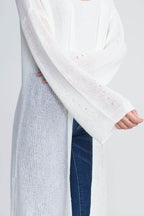 Women's Long Knit Thin Cardigan - VacationGrabs