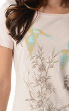 Women's Shirts Women's Short Sleeve Embroidered Tee