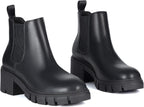 Women's Slip on Chelsea Ankle Boots – sole and heel detail