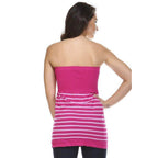 Women's Textured Knit Stretch Tube Top - VacationGrabs