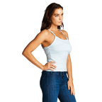 Women's Tight Striped Camisole Tank Top - VacationGrabs