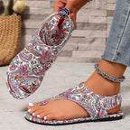 Women's floral print sandals, comfortable for everyday wear