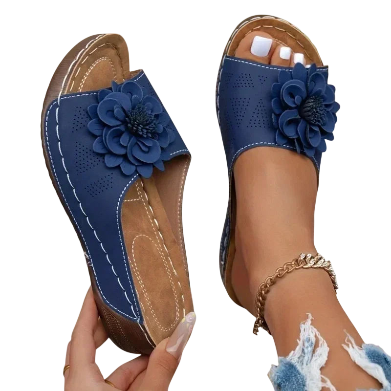 Comfortable Women Sandals with Floral Design