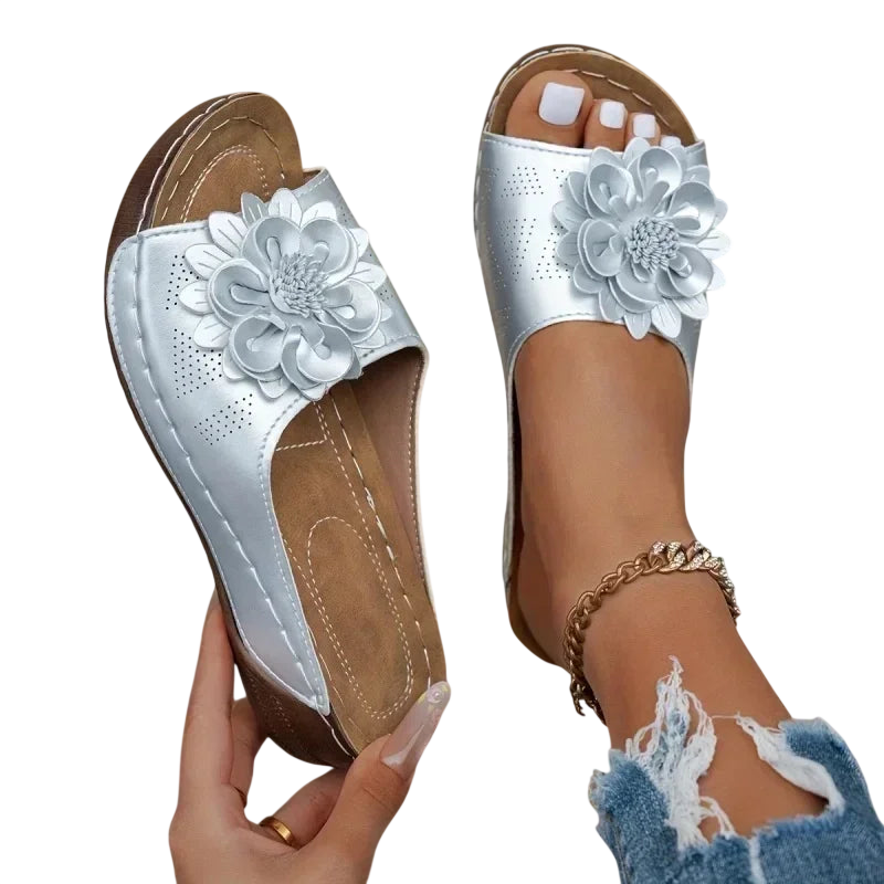 Comfortable Women Sandals with Floral Design