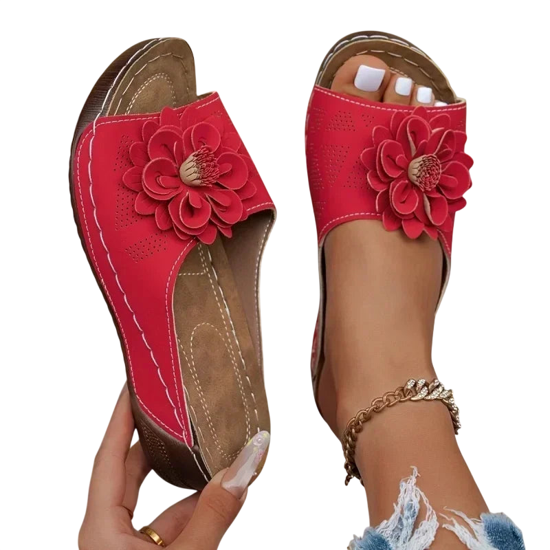 Comfortable Women Sandals with Floral Design