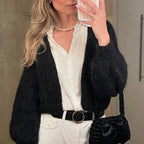 women sweater in black, soft material for casual outings