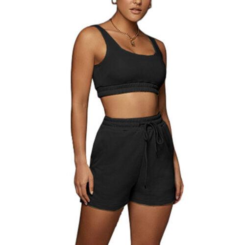 Women's Activewear Women Yoga Seamless Workout Gym Light Shorts With Sports Bra Kit