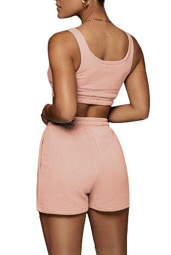 Women's Activewear Women Yoga Seamless Workout Gym Light Shorts With Sports Bra Kit