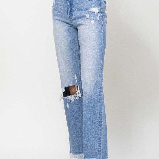 Women's Jeans Womens 90's Vintage Blue Ankle Flare