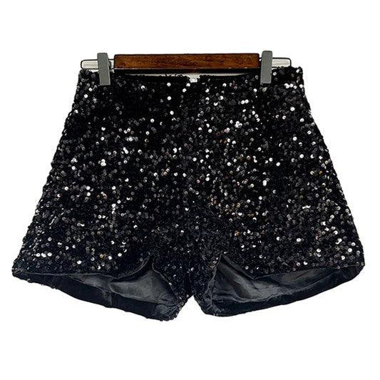Women's Shorts Womens All Over Sequin Shorts