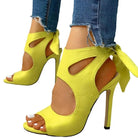 Women's Shoes - Heels Womens Ankle Strap Peep Toe High Heel Shoes