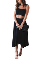 Women's Outfits & Sets Womens Bandeau Top and Skirt Set 2 Piece Outfit