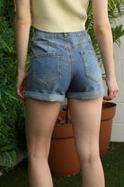 Women's Shorts Womens Blue Denim Shorts S-Xl